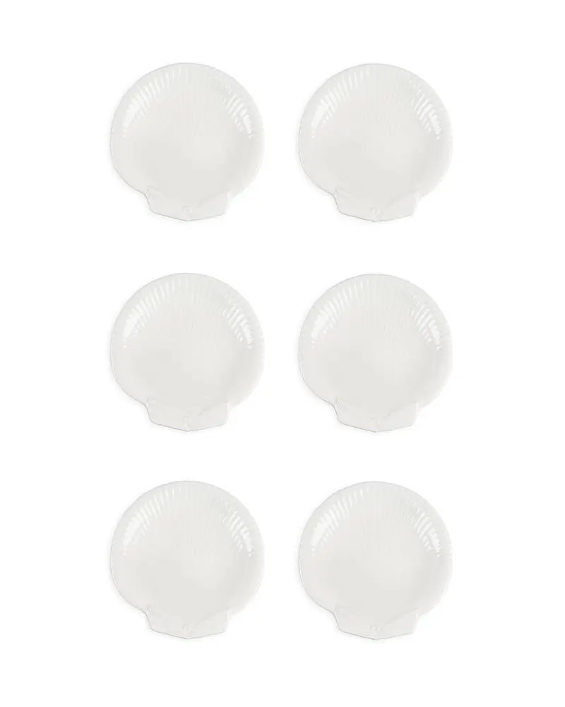 WHITE VENUS DESSERT PLATES