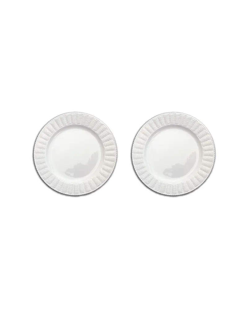 WHITE WILLOW DESSERT PLATES
