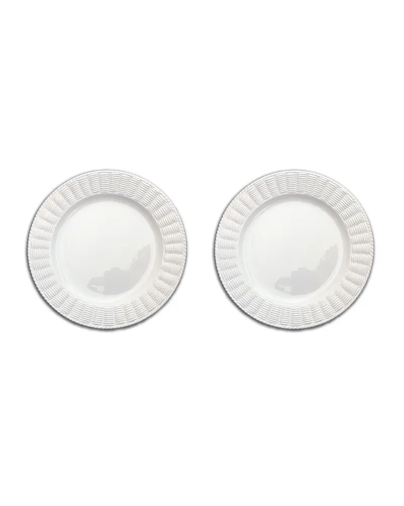 WHITE WILLOW DINNER PLATES