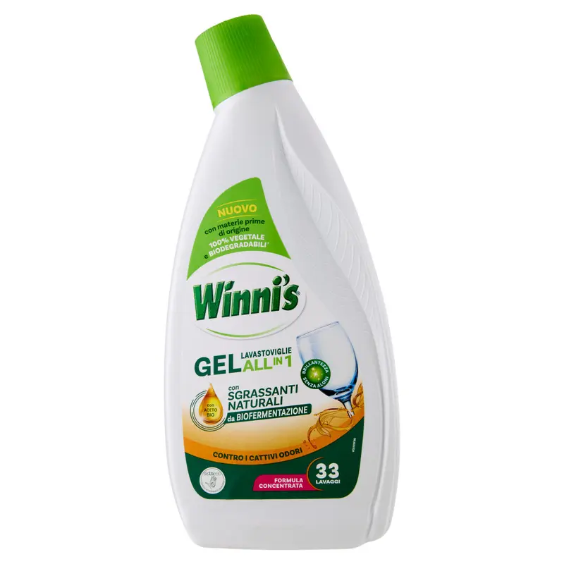 WINNI'S GEL LAVASTOVIGLIE ALL IN 1 561ML 33LAV. ANTIODORE