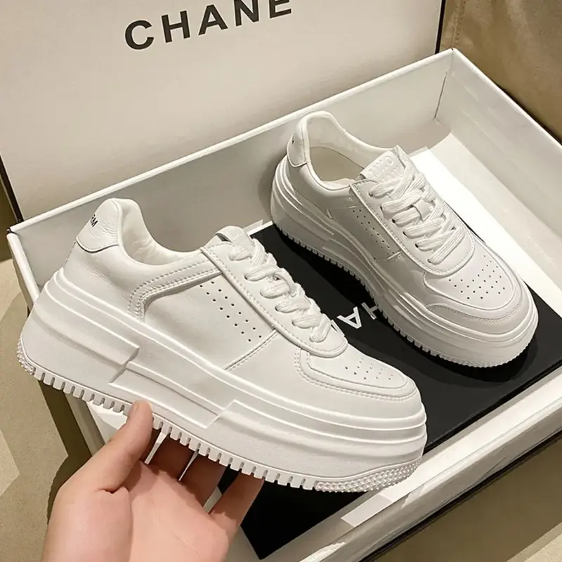 Women’s Platform Sneakers – Lace-Up Street Edition