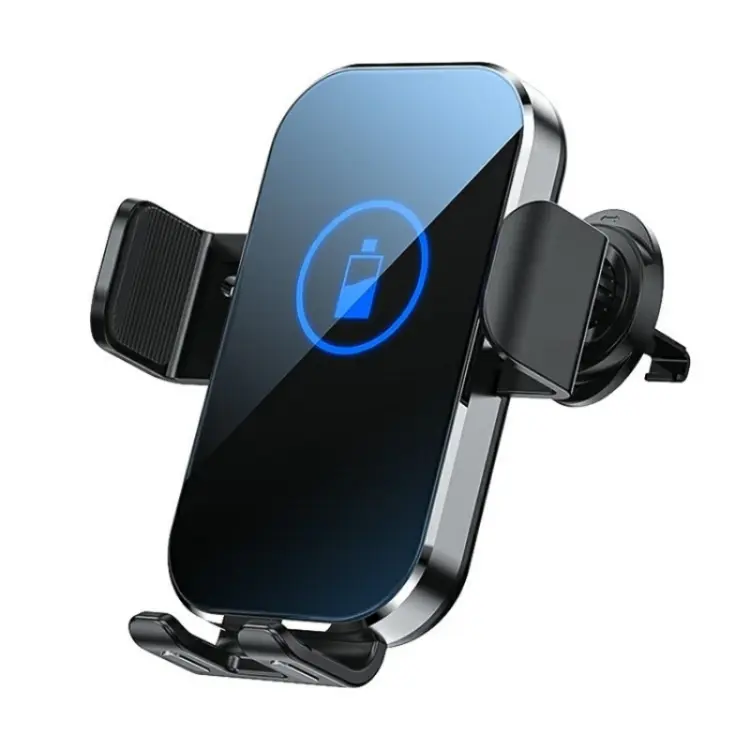 X10 15W Wireless Fast Charging Car Phone Navigation Holder(Silver)