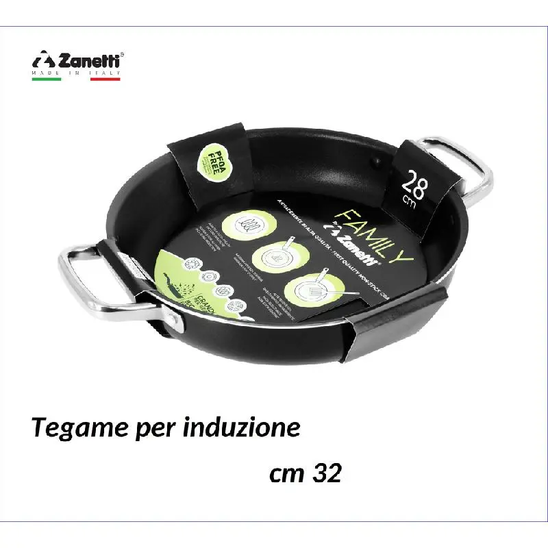 ZANETTI FAMILY TEGAME INDUZIONE XL 2 MANICI CM.32