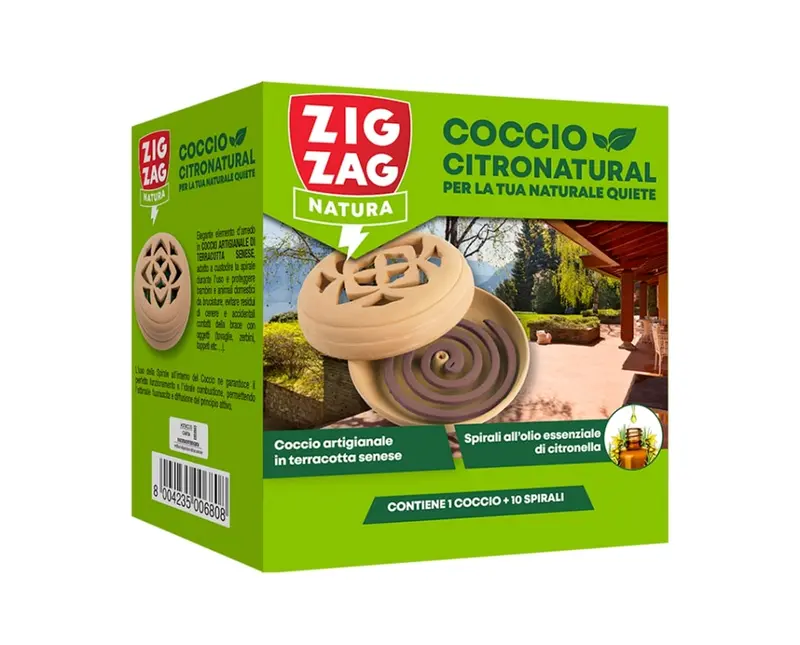 ZIG ZAG NATURA COCCIO CITRONATURAL 1 COCCIO + 10 SPIRALI
