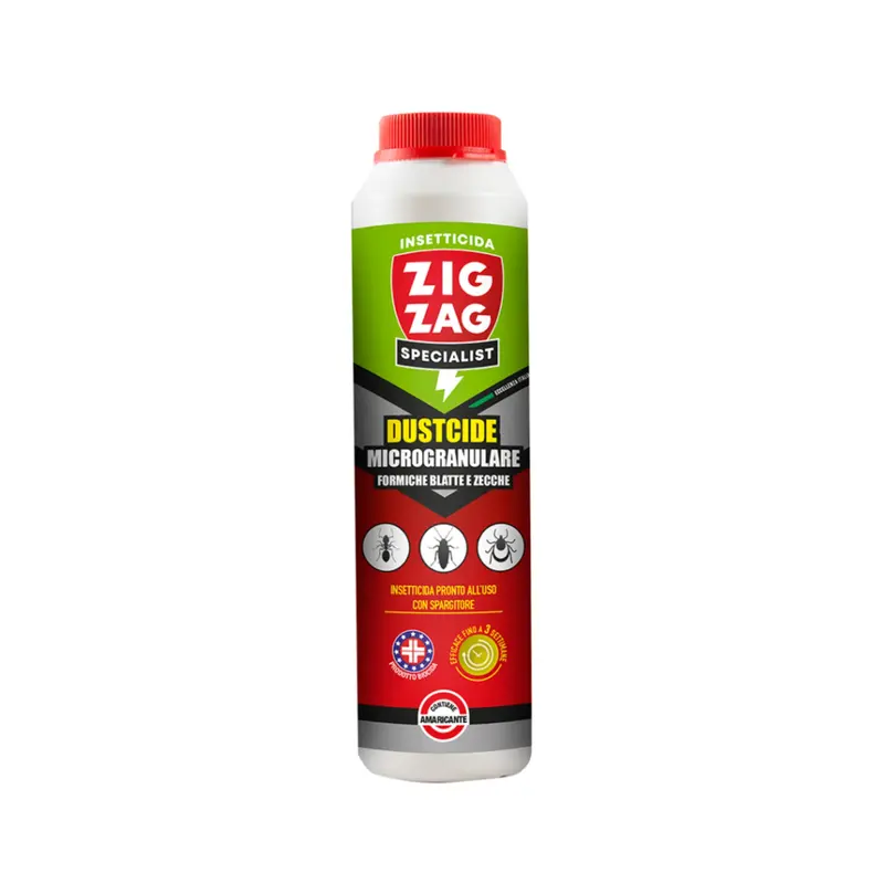 ZIG ZAG SPECIALIST DUSTCIDE MICROGRANULARE FORMICHE BLATTE E ZECCHE 250G