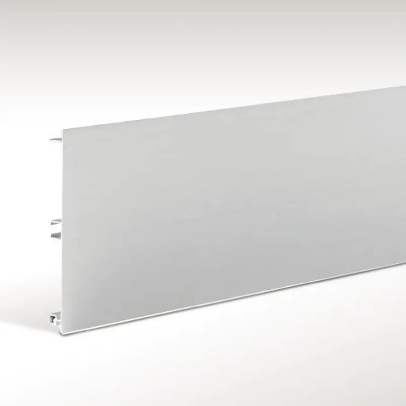 Zoccolo alluminio H15 barra 4 mtl ZOCCH15ALL